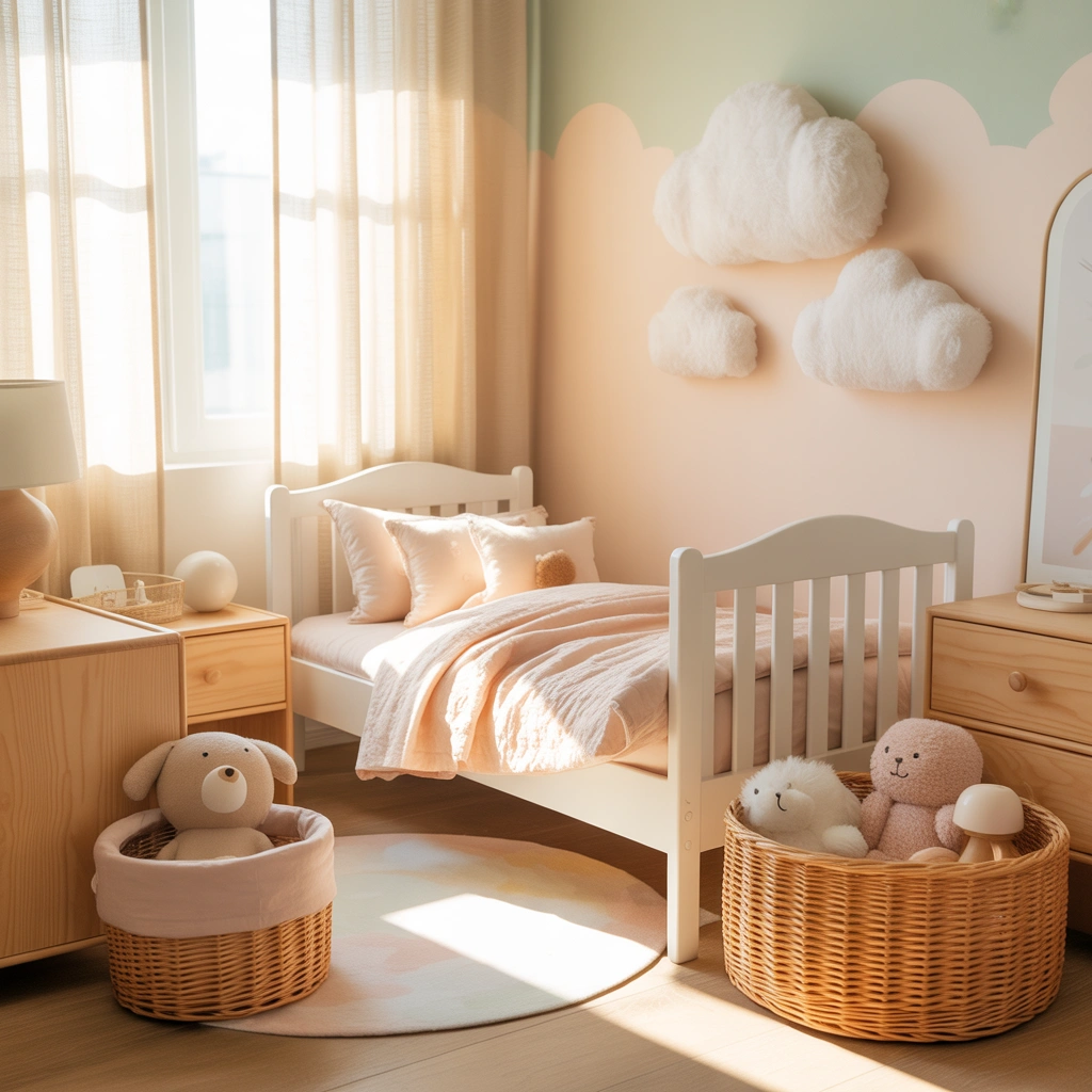 Design a Soft Pastel Bedroom