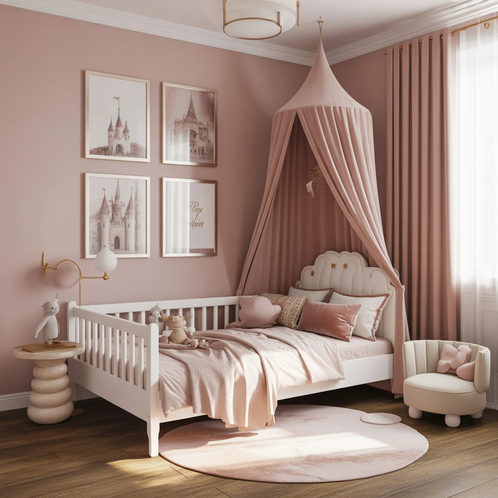 Design a Soft Pink Princess Inspired Bedroom