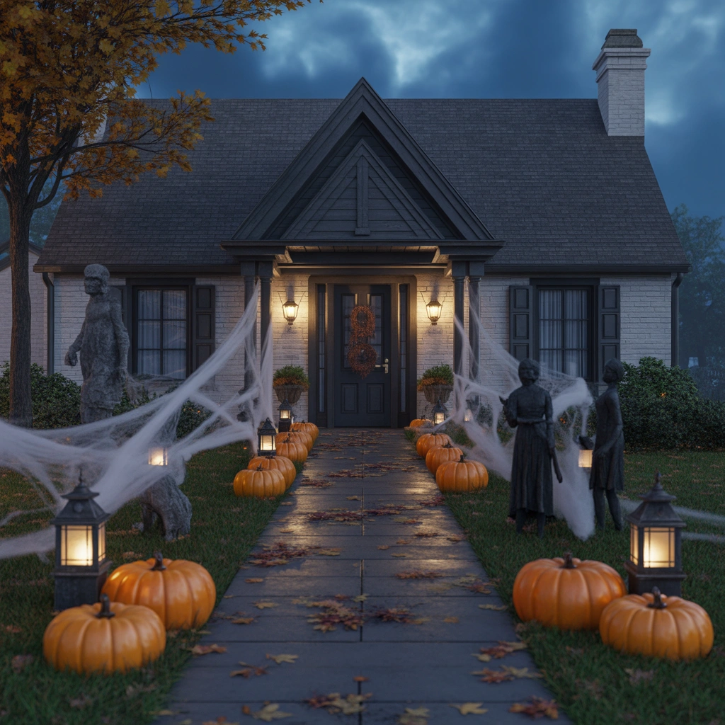 Design a Spooky Entrance Pathway
