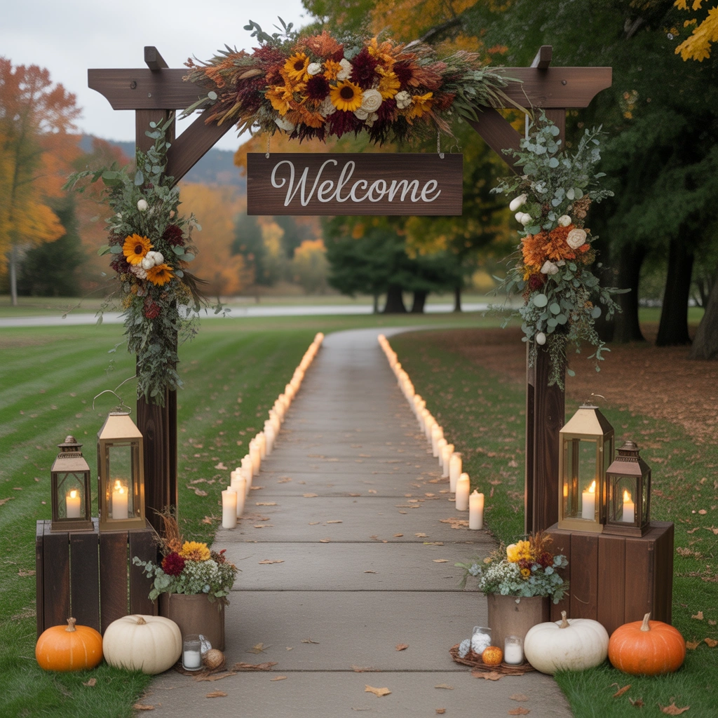 Design a Stunning Autumn Wedding Entrance