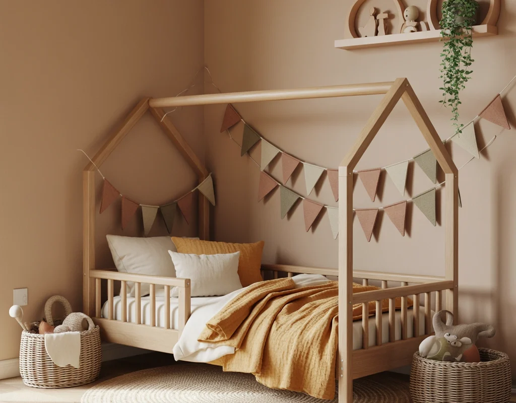 Design a Toddler Bedroom Around a House Shaped Bed