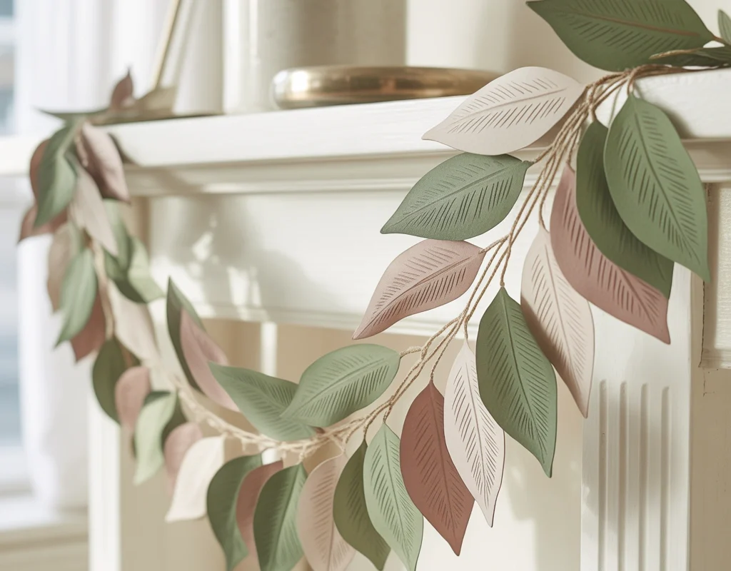 Design an Elegant Paper Leaf Garland