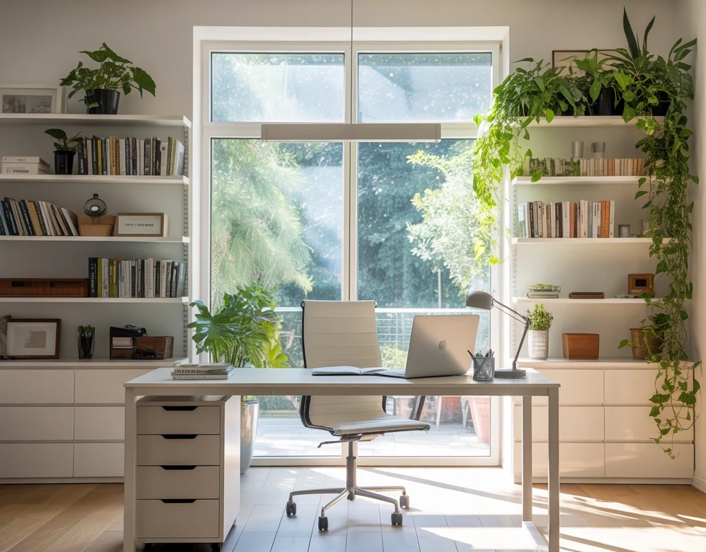 Design an IKEA Home Office Around a Window