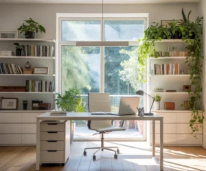 Design an IKEA Home Office Around a Window