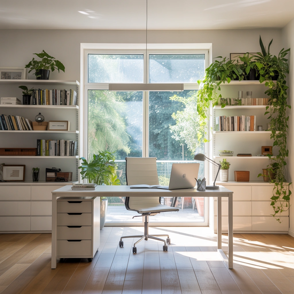 Design an IKEA Home Office Around a Window