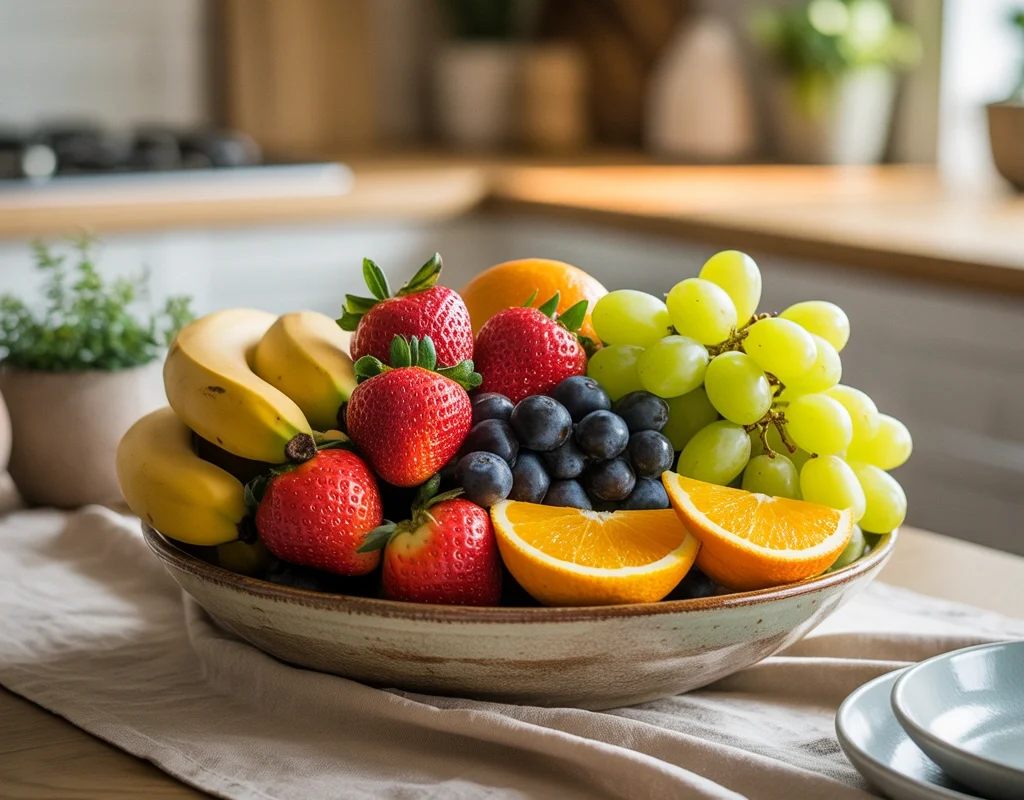 Display a Beautiful Bowl of Fresh Fruit