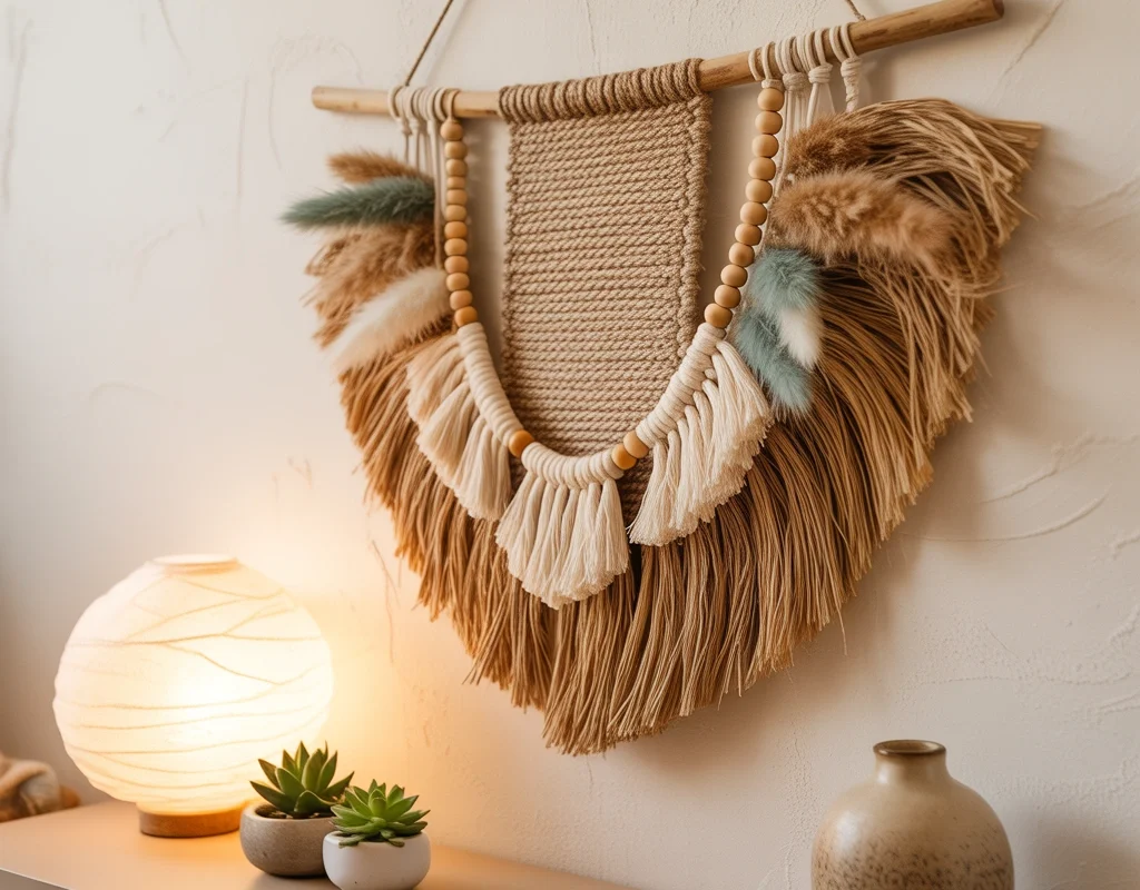 Dollar Tree DIY Boho Wall Hanging