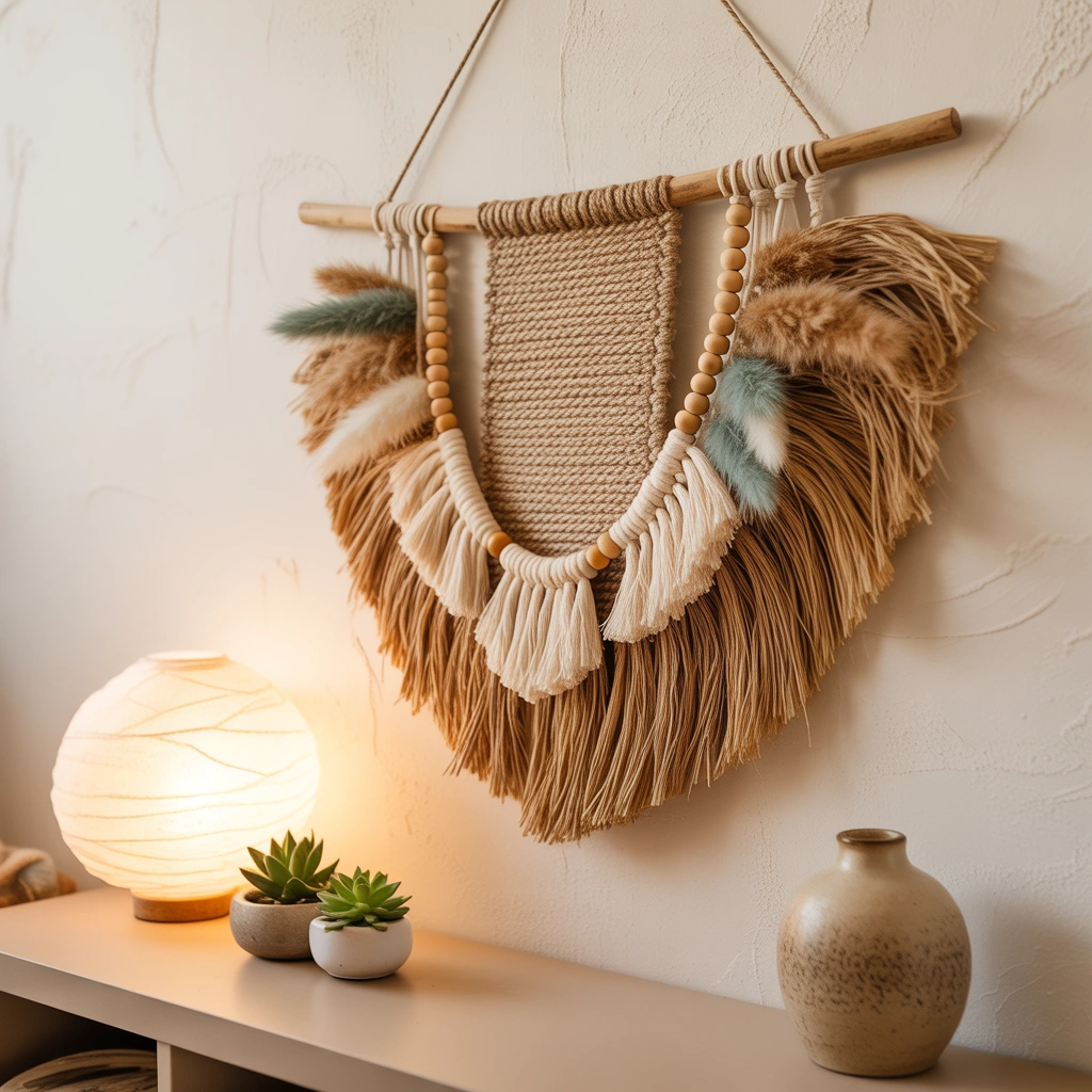 Dollar Tree DIY Boho Wall Hanging