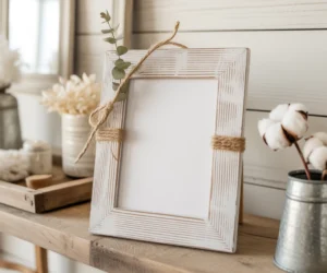 Dollar Tree Farmhouse Picture Frame Makeover