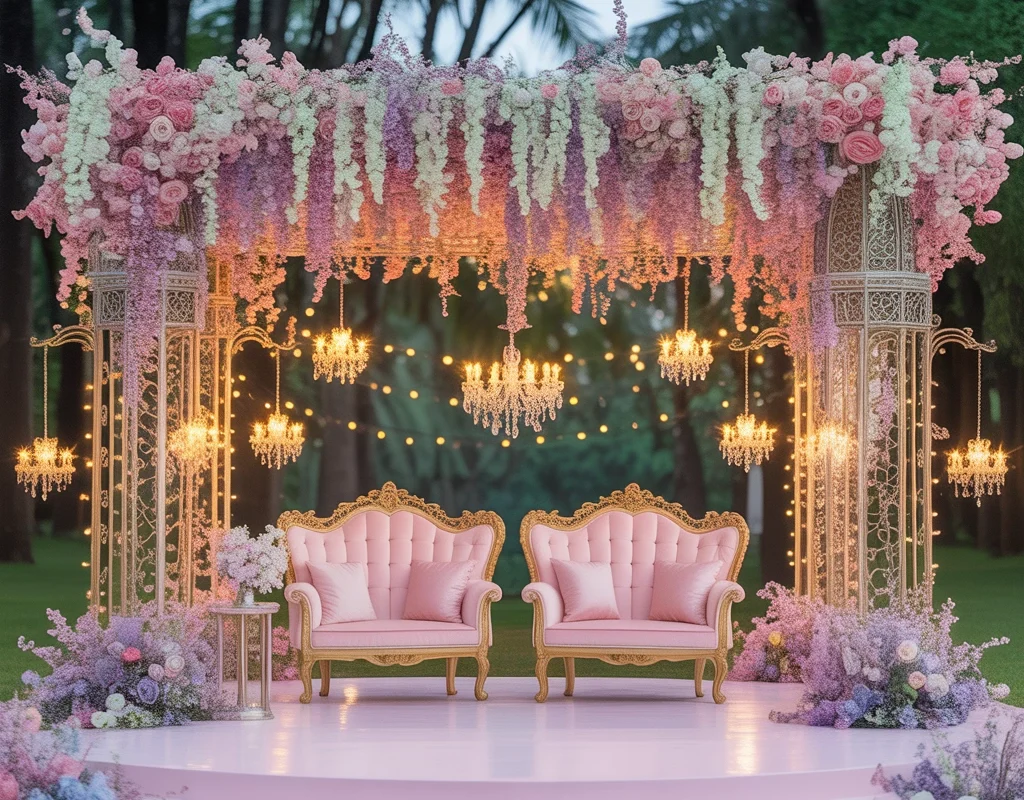 Fairy Tale Wedding Stage Decoration for a Magical Celebration