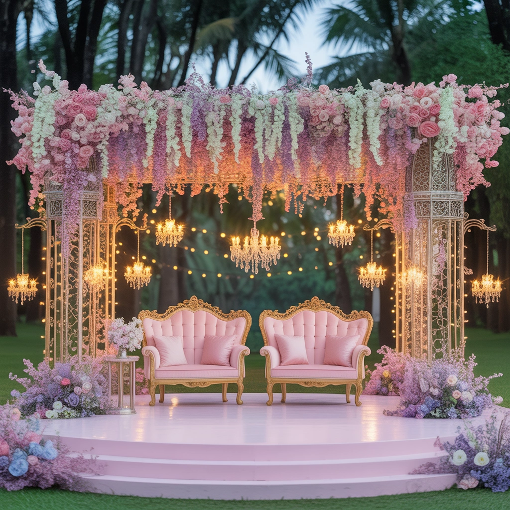 Fairy Tale Wedding Stage Decoration for a Magical Celebration