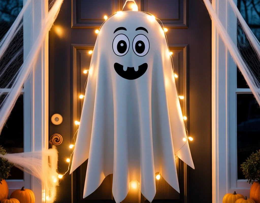Friendly Ghost Door Decoration