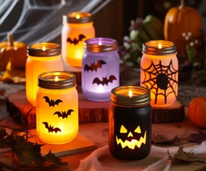 Glowing Mason Jar Lanterns 1024x800