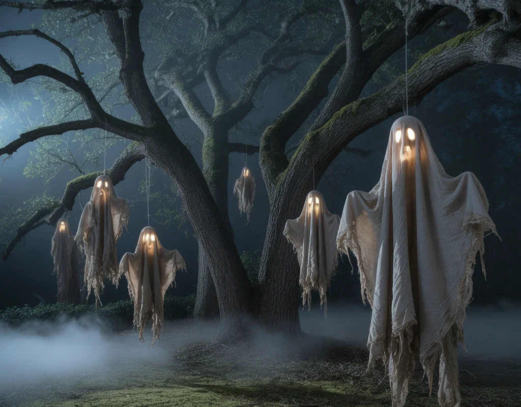 Hang Creepy Ghosts From the Trees