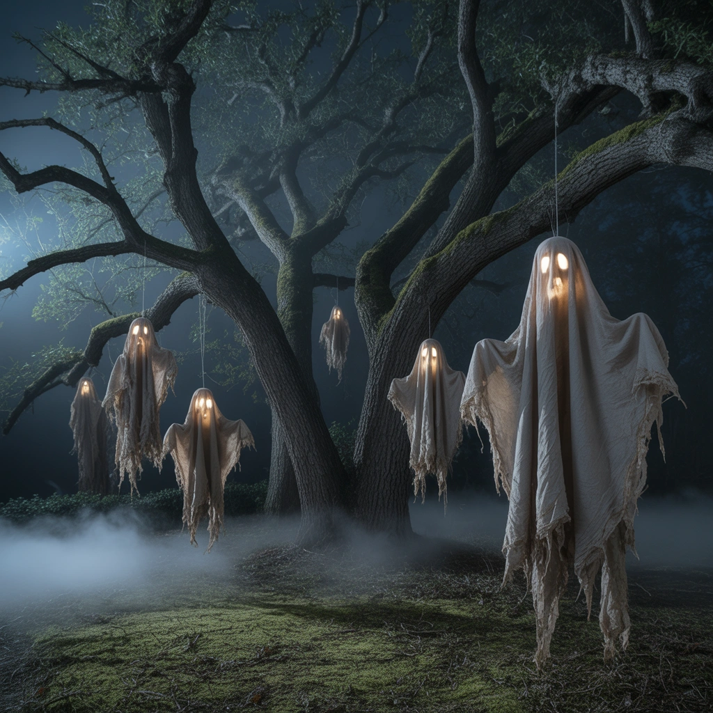 Hang Creepy Ghosts From the Trees
