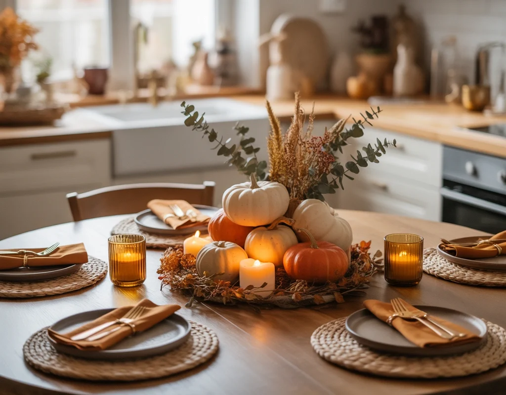 Incorporate Seasonal Kitchen Table Decor