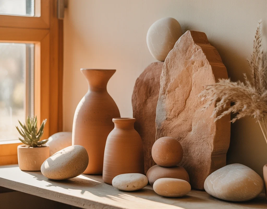 Incorporate Stone and Clay Elements