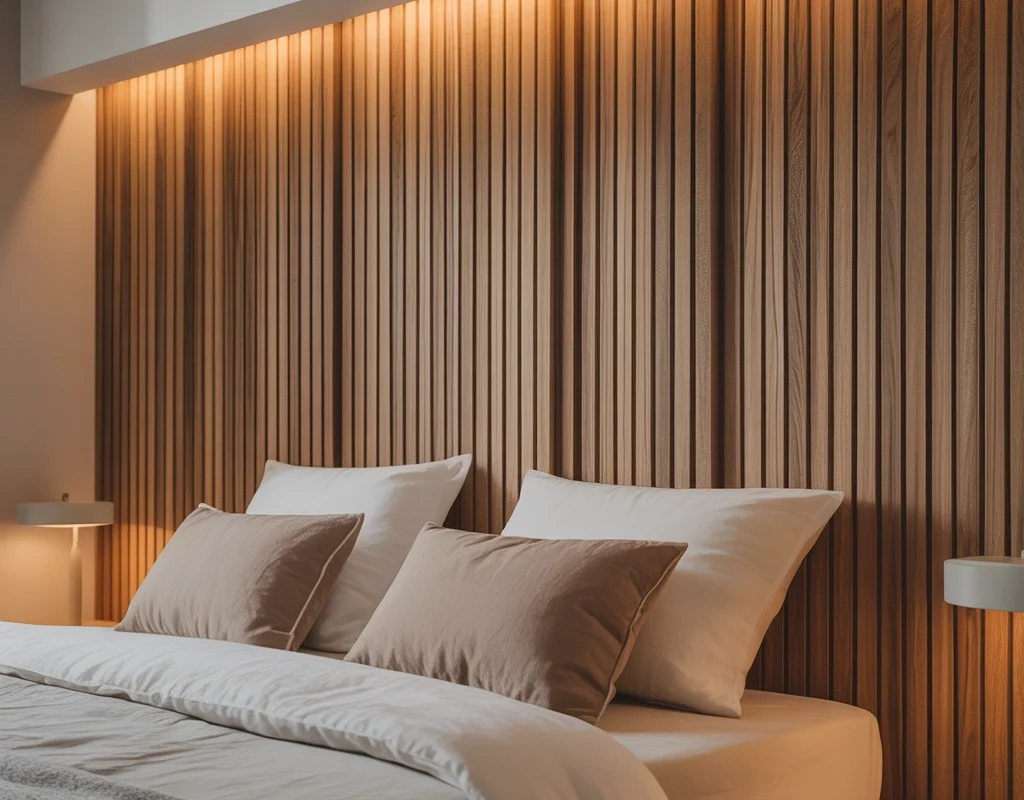 Install Vertical Wooden Slats