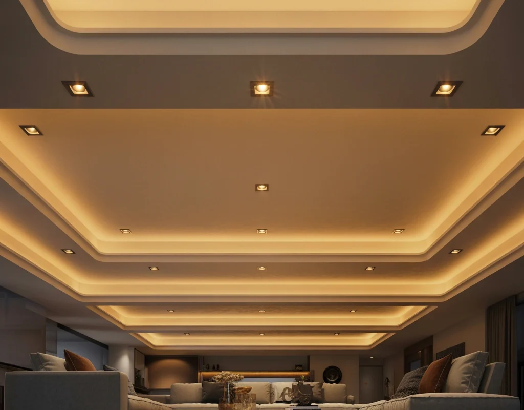 Install a False Ceiling with Recessed Lighting