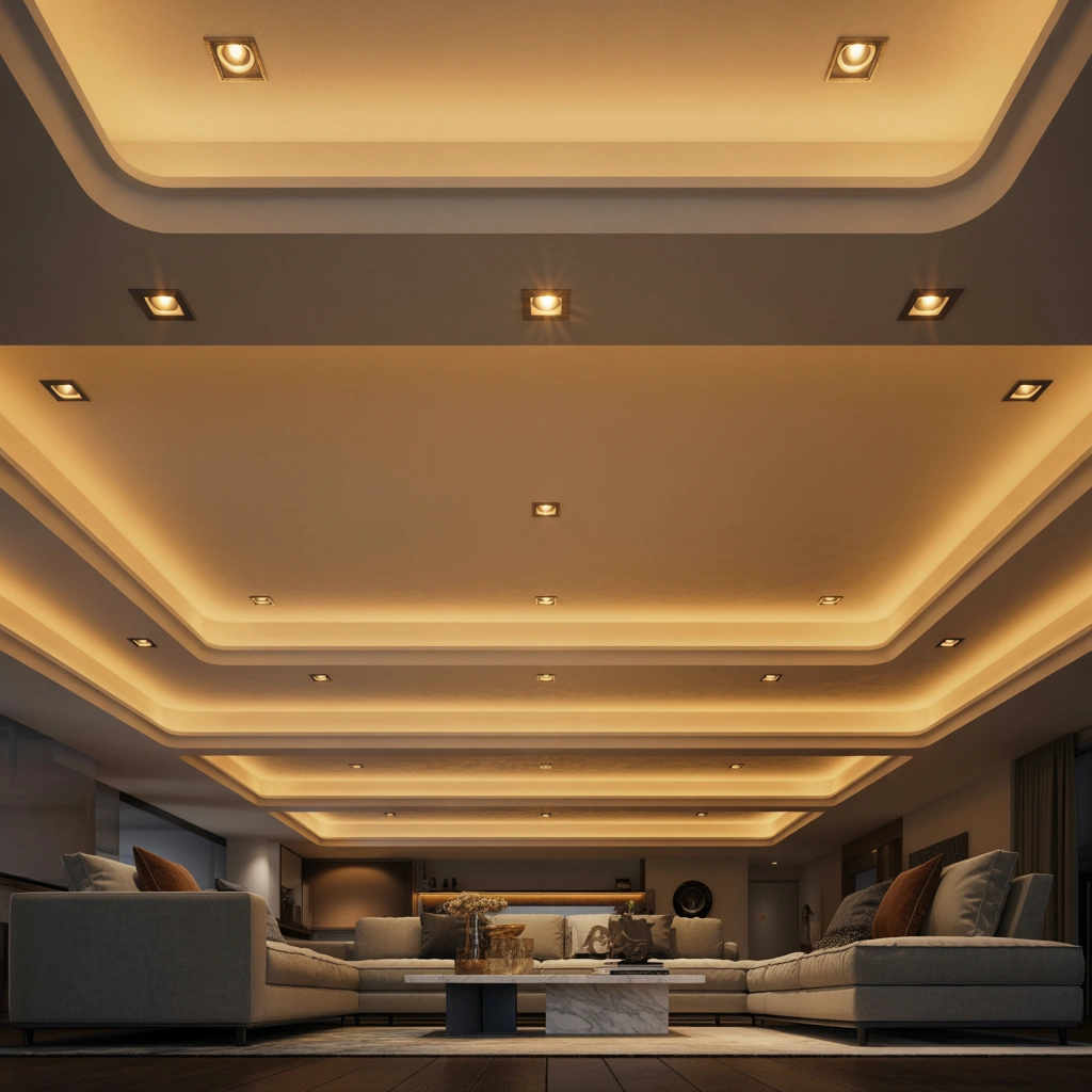 Install a False Ceiling with Recessed Lighting