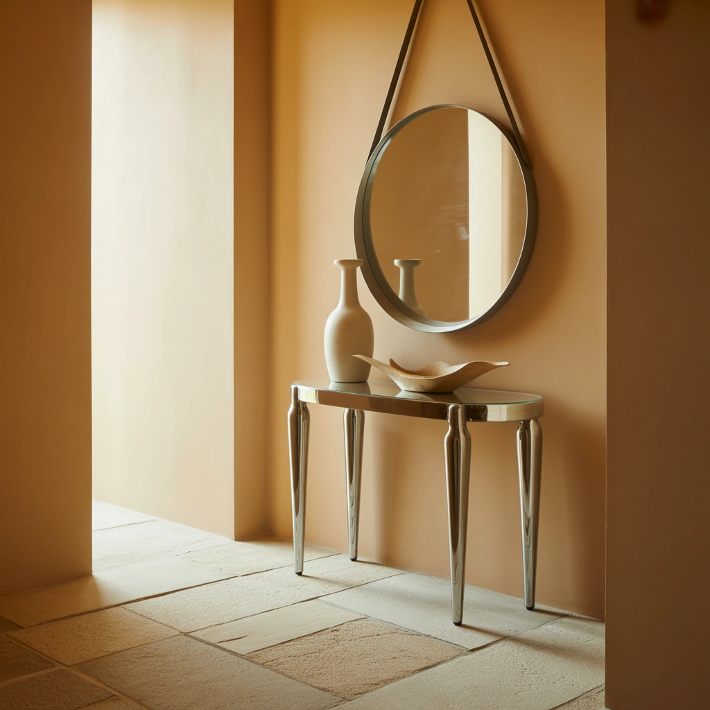 Introduce a Chrome Console Table in the Entryway