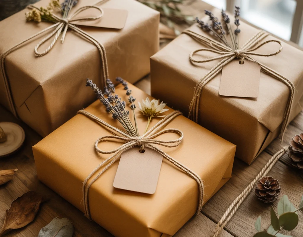 Jute Gift Wrapping and Decorative Packaging
