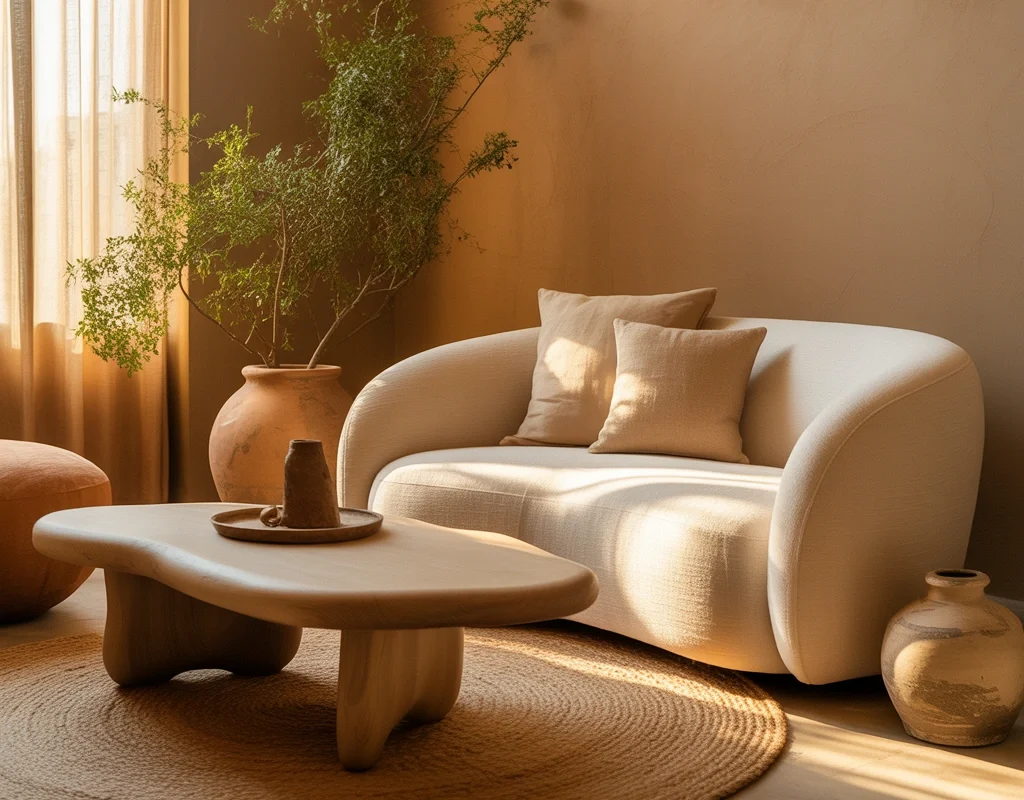 Keep Furniture Shapes Simple and Organic