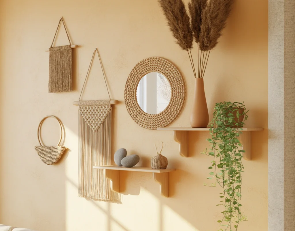 Keep Wall Decor Simple and Nature Inspired
