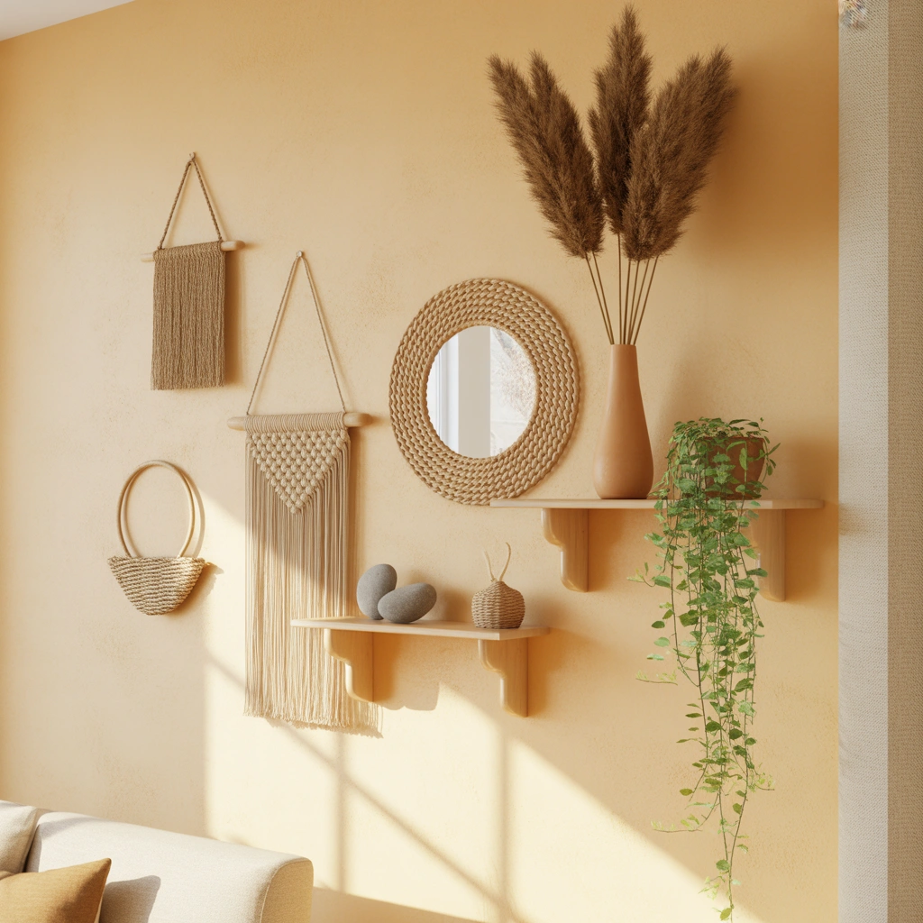 Keep Wall Decor Simple and Nature Inspired