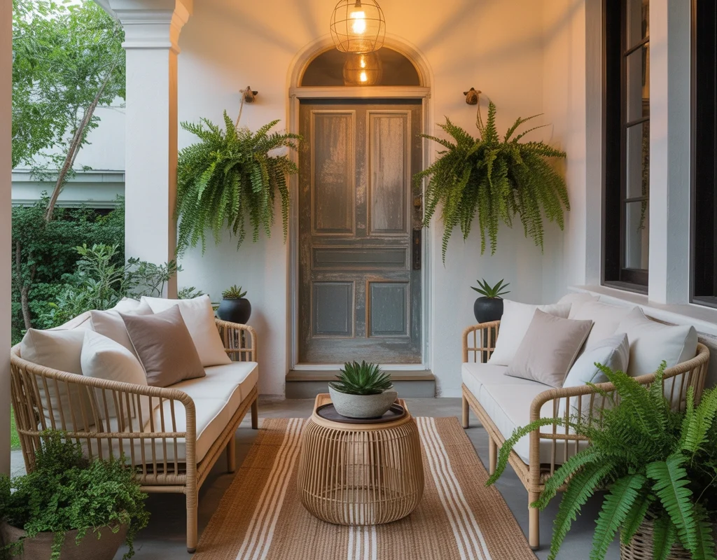 Keep the Porch Simple Balanced and Personal