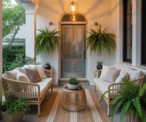 Keep the Porch Simple Balanced and Personal