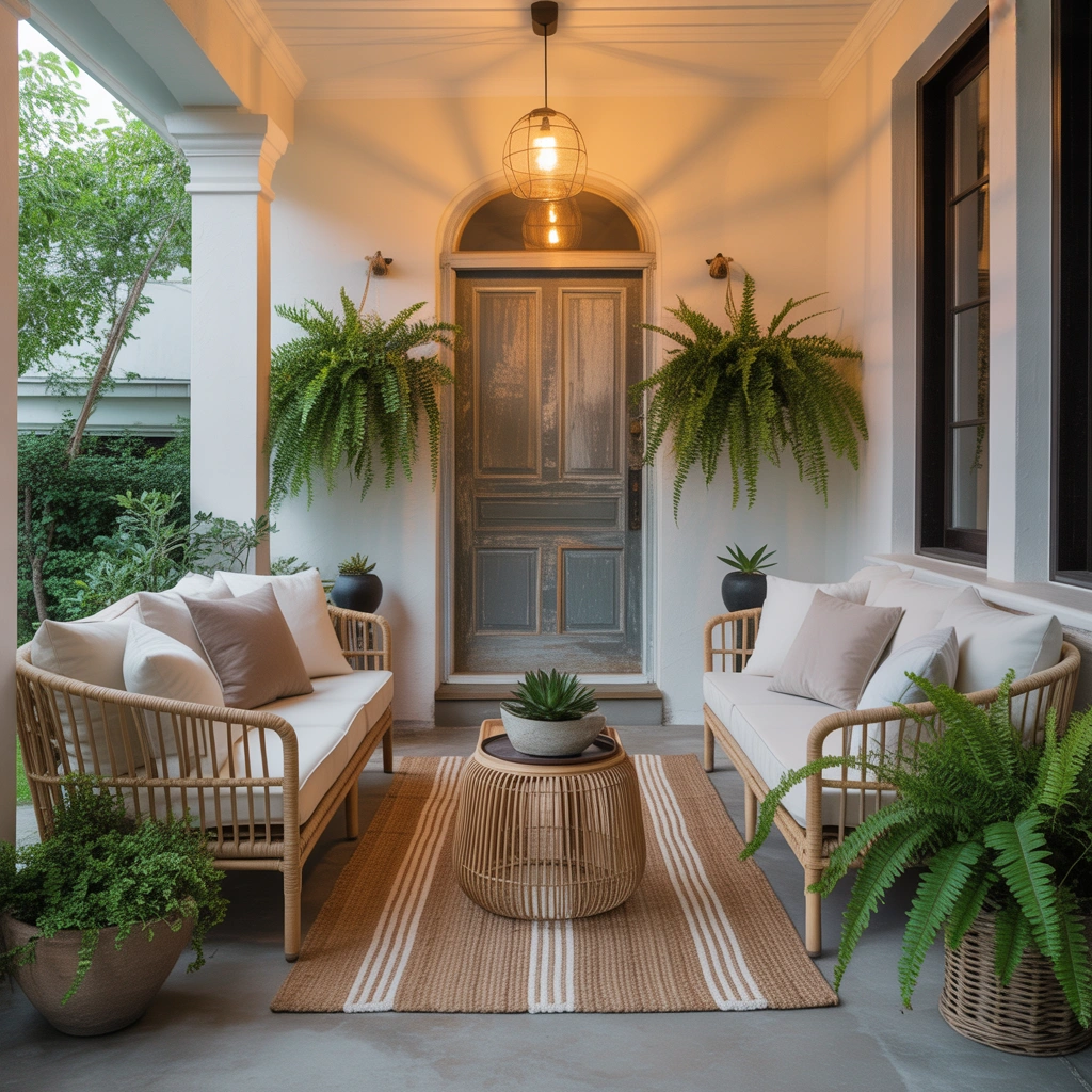 Keep the Porch Simple Balanced and Personal