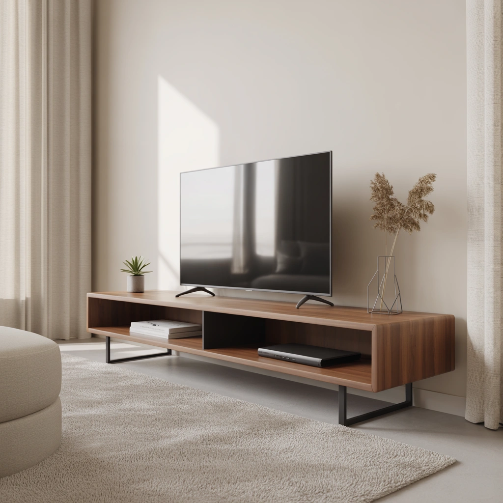 Keep the TV Stand Minimal and Uncluttered