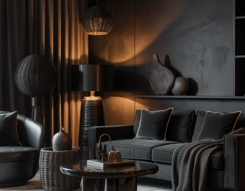 Layer Black With Different Textures