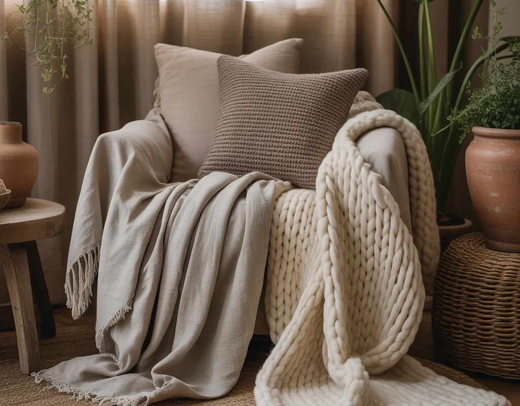 Layer Linen Cotton and Other Natural Fabrics
