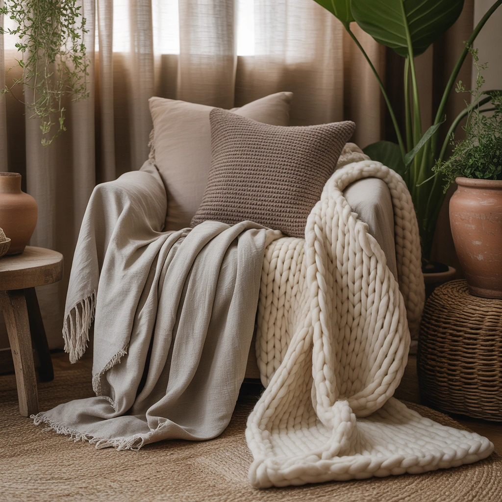 Layer Linen Cotton and Other Natural Fabrics