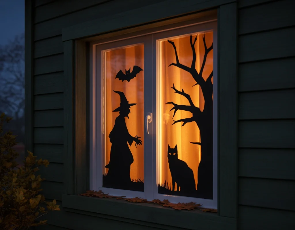Make Creepy Silhouettes for Your Windows