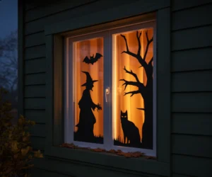 Make Creepy Silhouettes for Your Windows