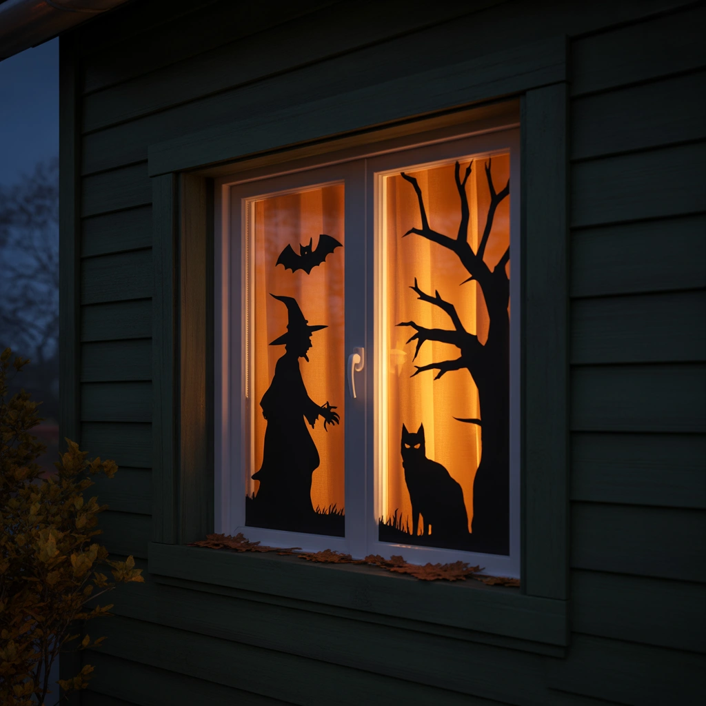 Make Creepy Silhouettes for Your Windows