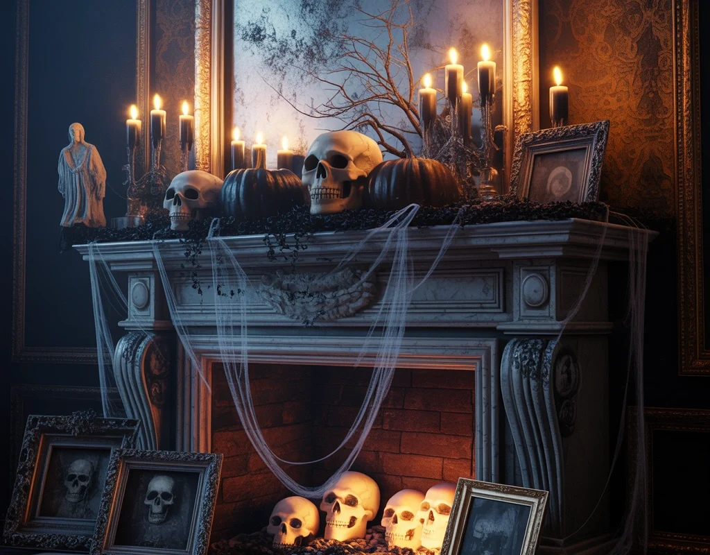 Make Your Fireplace Look Haunted