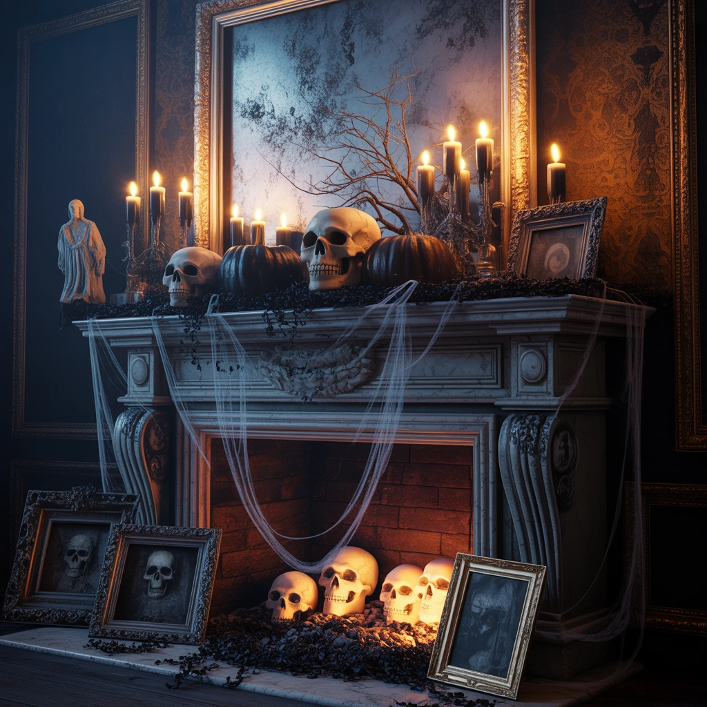 Make Your Fireplace Look Haunted