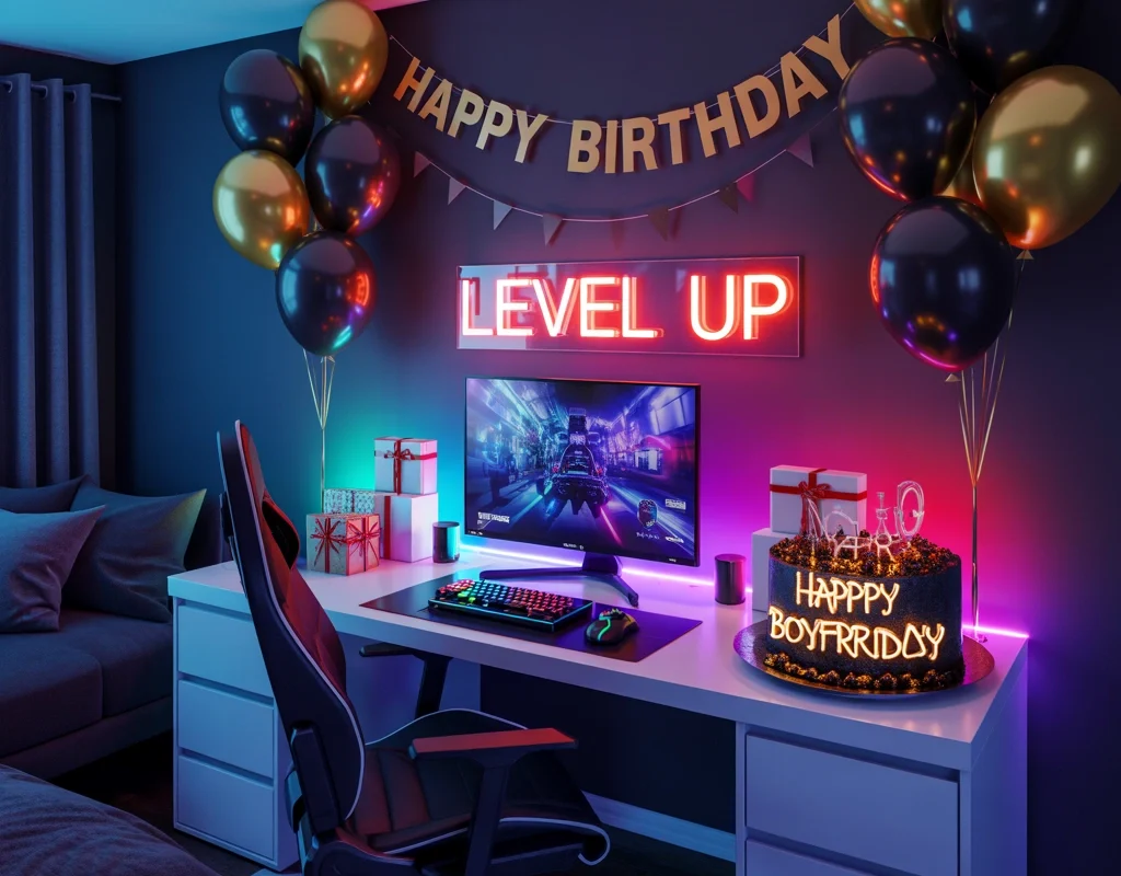 Make a Birthday Gaming Station
