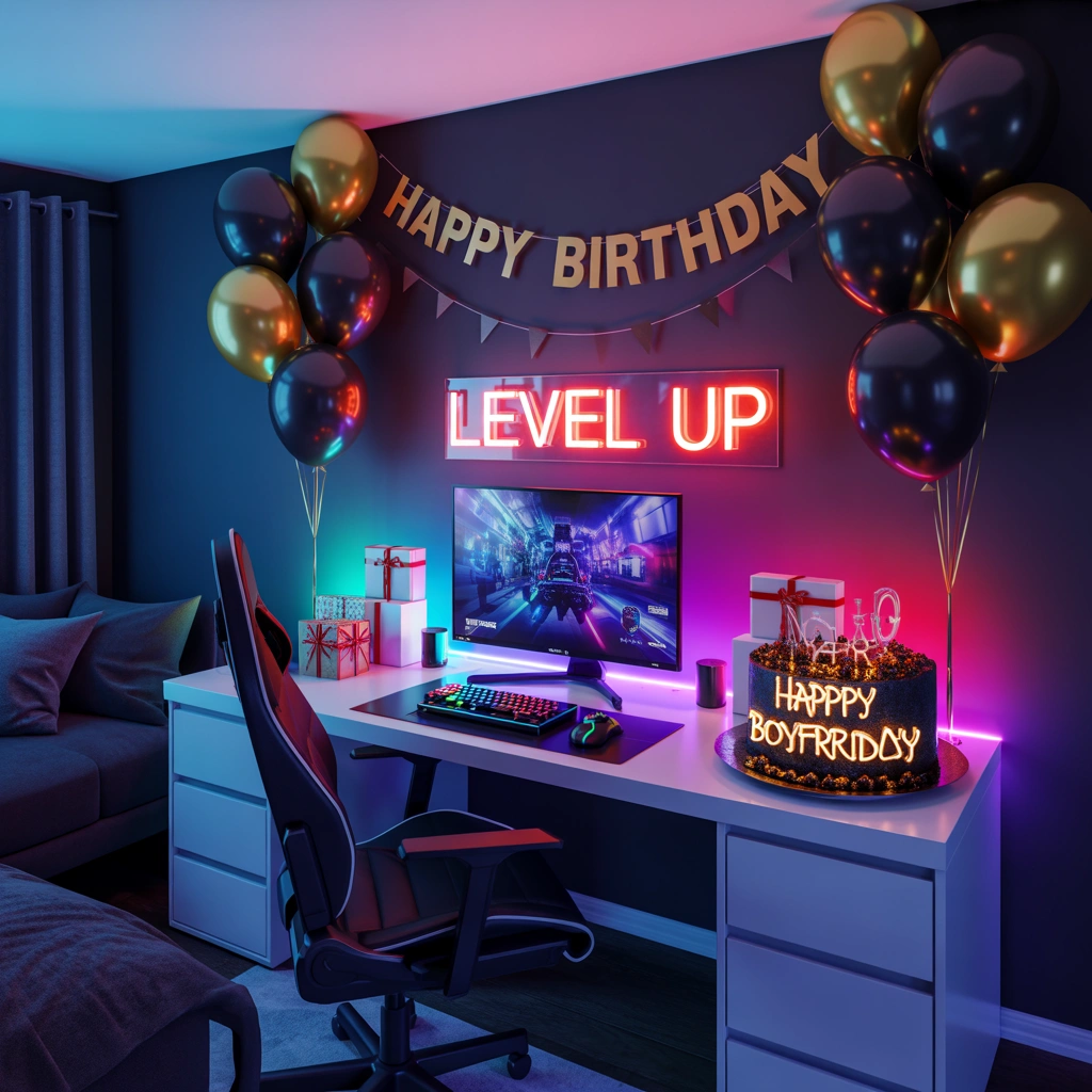 Make a Birthday Gaming Station