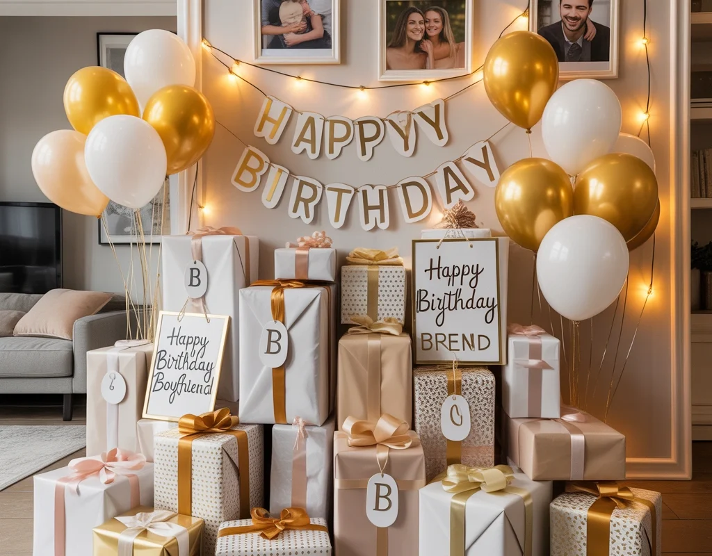 Make a Birthday Gift Wall