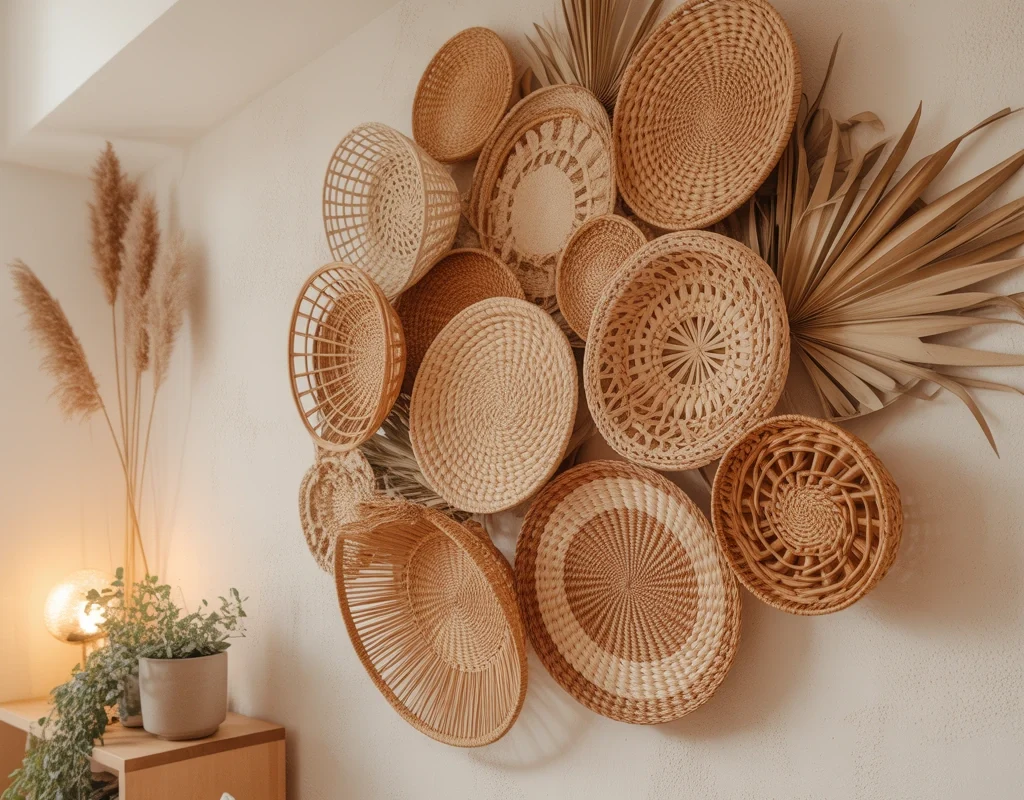 Make a Boho Basket Wall