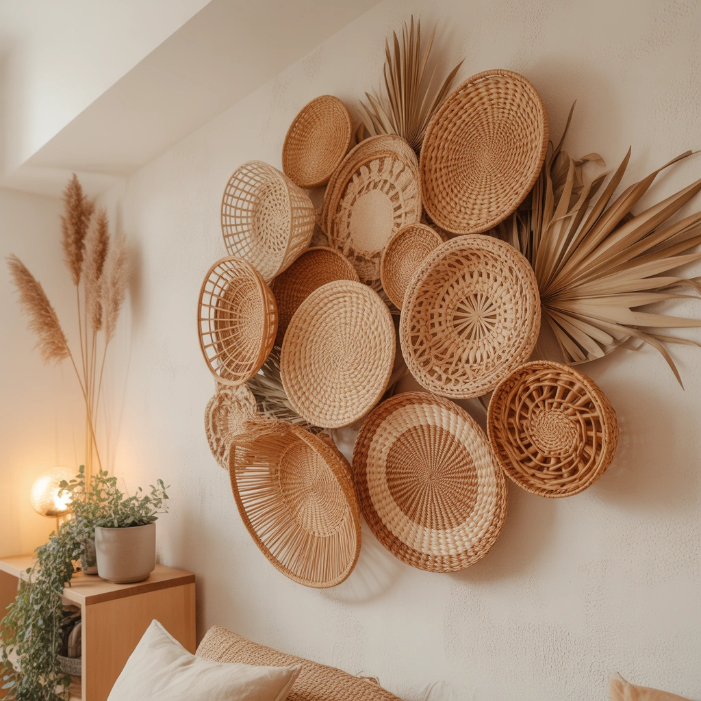 Make a Boho Basket Wall
