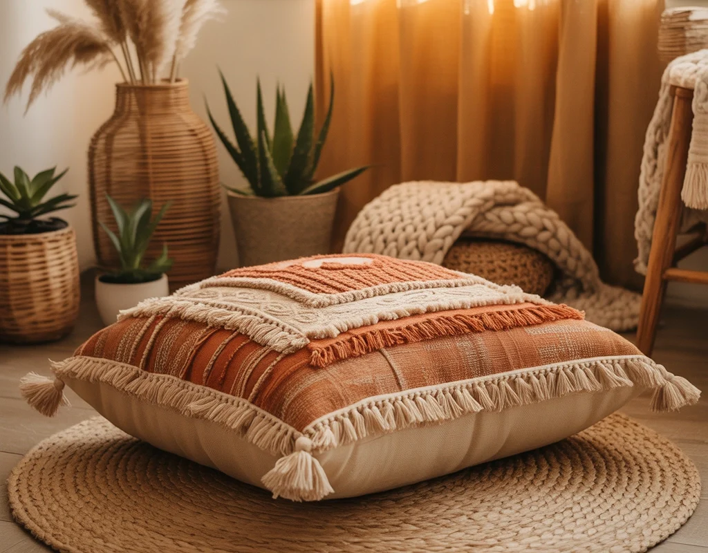 Make a Cozy Boho Floor Cushion