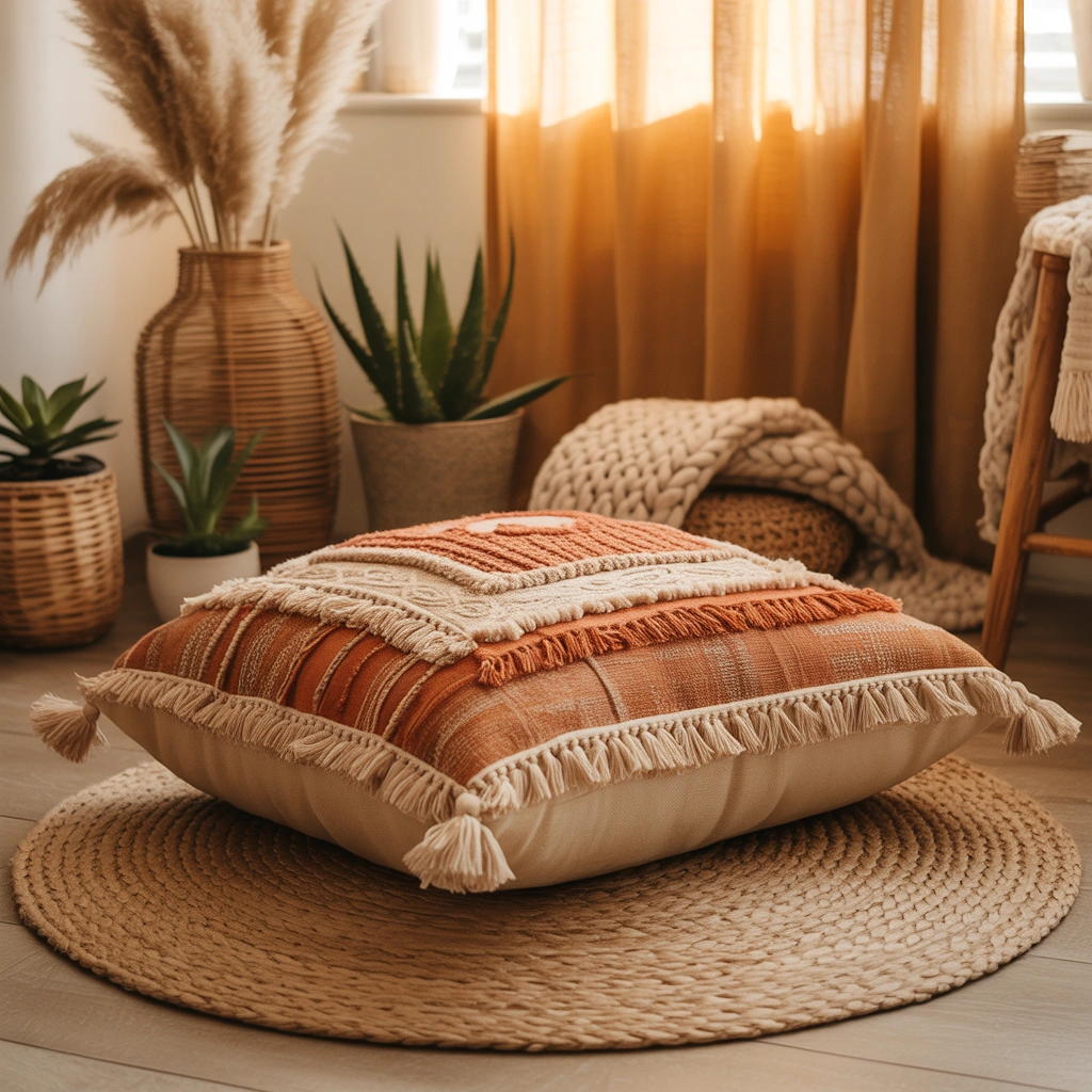 Make a Cozy Boho Floor Cushion