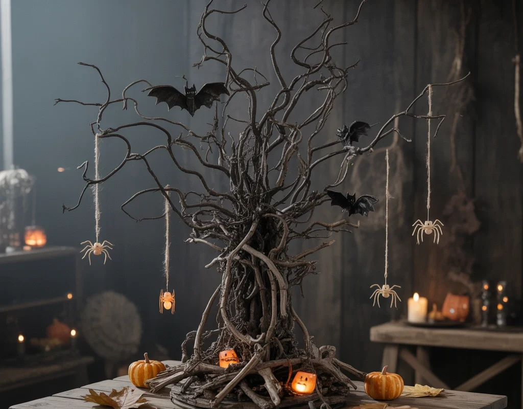 Make a Creepy Branch Tree