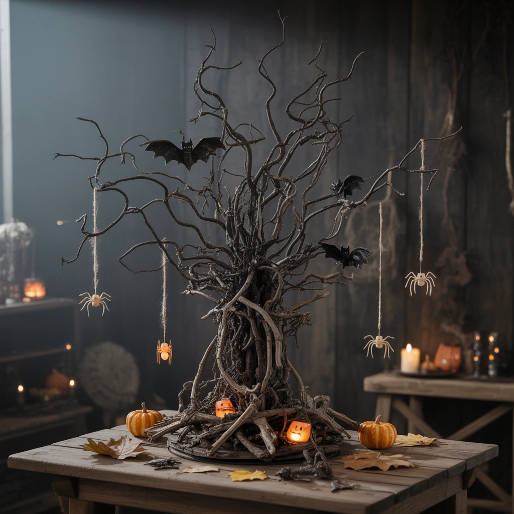 Make a Creepy Branch Tree